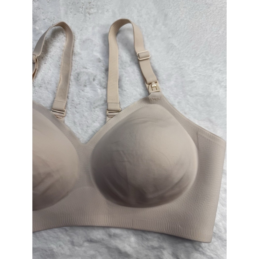 Momcozy Bra‎ Nursing Maternity Nude Size XL Breastfeeding Support Comfort - Picture 3 of 9